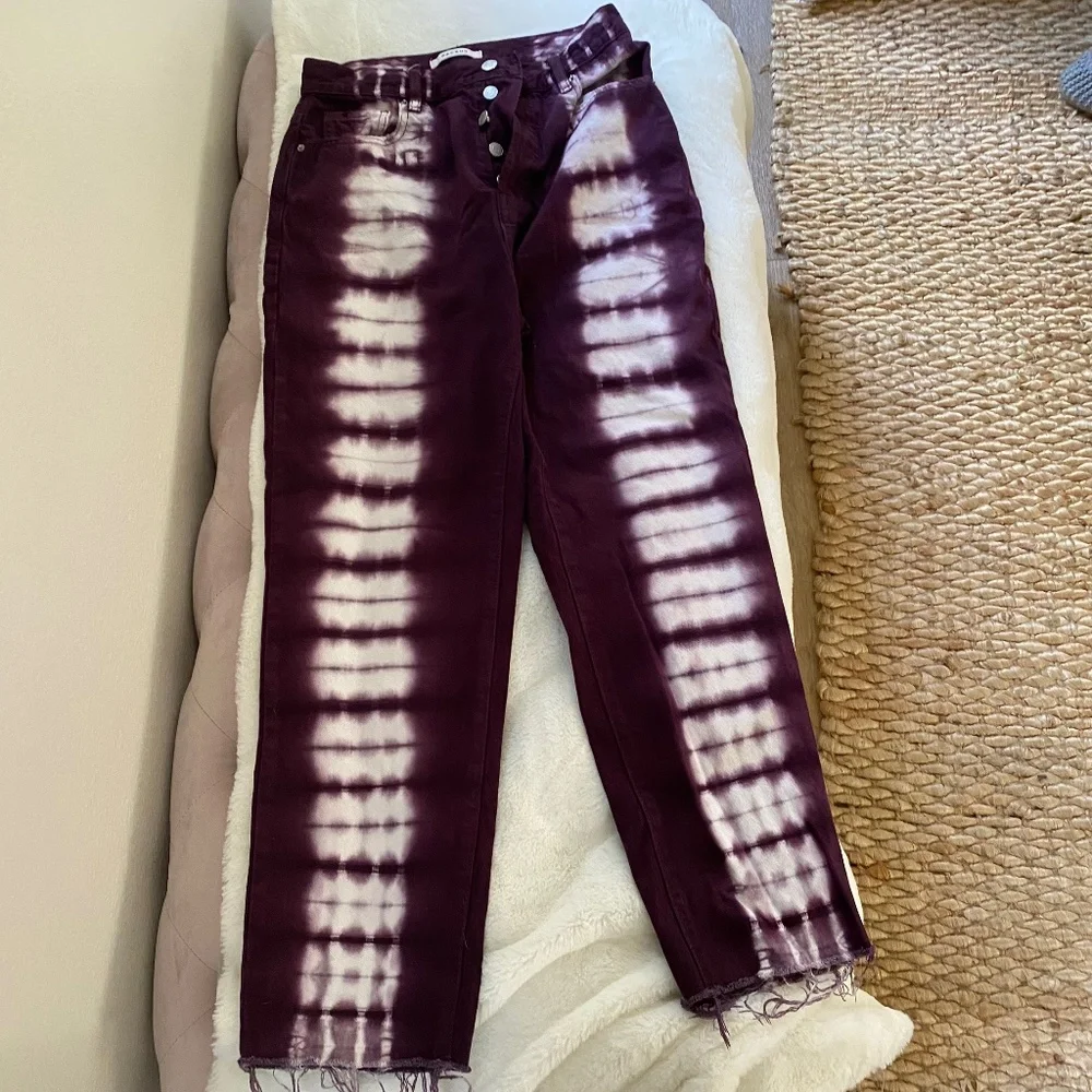 Pacsun classic 5 pocket high rise tie dye. - Picture 1 of 8